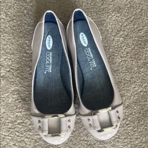 Dr. Scholl's Women's Cream Peep Toe Shoes